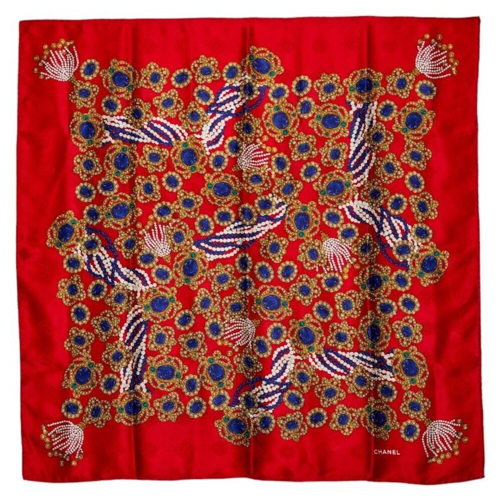 Chanel Gem Pattern Red